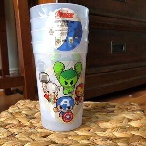 Marvel Avengers Color Changing cups 15oz travel tumblers set of 4